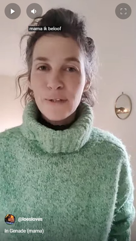 Afbeelding voorgedragen gedicht In Genade